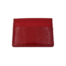 Carica l'immagine nel visualizzatore di Gallery, Portacarte In Vero Pitone e Coccodrillo multitasche e con custodia in pelle