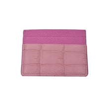 Carica l'immagine nel visualizzatore di Gallery, Portacarte In Vero Pitone e Coccodrillo multitasche e con custodia in pelle