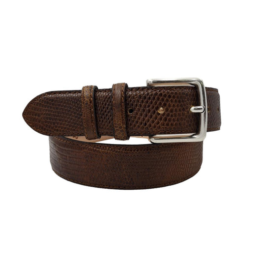 Cintura 4 cm in Vera Iguana con fibbia in ottone anallergica - ESPERANTOBELTS