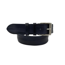 Carica l'immagine nel visualizzatore di Gallery, Cintura 4 cm in vero cuoio di toro Unisex con fibbia a rullo in ottone - 7 Colorazioni