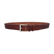 Carica l'immagine nel visualizzatore di Gallery, Cintura 4 cm in vero cuoio di toro Unisex con fibbia a rullo in ottone - 7 Colorazioni