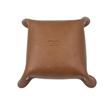 Carica l'immagine nel visualizzatore di Gallery, Svuotatasche Fatto a Mano in Vero Cuoio Resistente con Interno Scamosciato - Miele