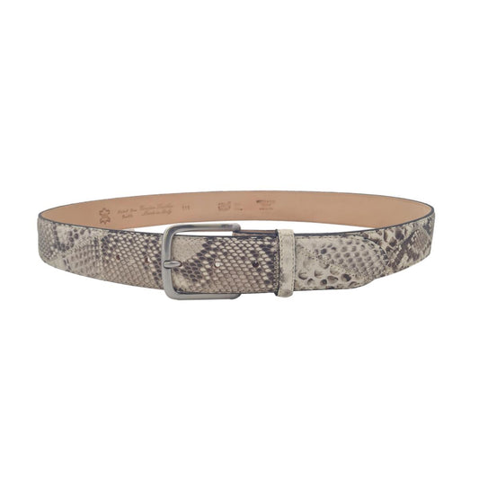 Cintura 4 cm in vera pelle di Pitone con fibbia anallergica - ESPERANTOBELTS
