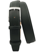 Carica l'immagine nel visualizzatore di Gallery, Cintura 3,5 cm in Pelle  stampa Cervo Verde Scuro, Fodera in Pelle Bovina e Fibbia anallergica