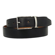 Carica l'immagine nel visualizzatore di Gallery, Cintura 3,5 cm Double Face in vera Pelle - Nero / Marrone
