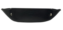 Carica l'immagine nel visualizzatore di Gallery, Svuotatasche in vero cuoio foderato in pelle Scamosciata - Nero - ESPERANTOBELTS