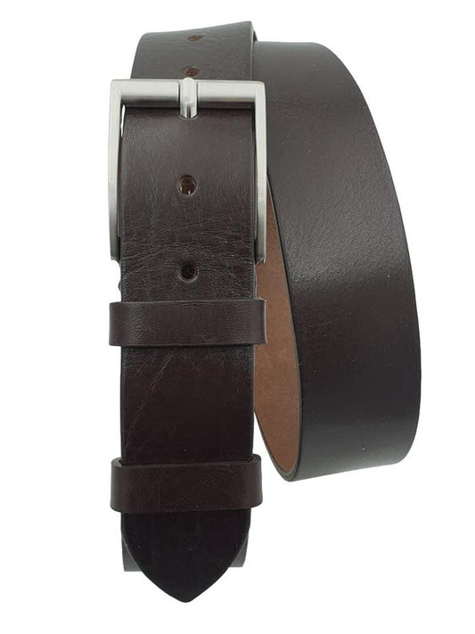 Cintura 4 cm in vero cuoio di toro Bottalato con fibbia anallergica (VERSIONE REGALO)