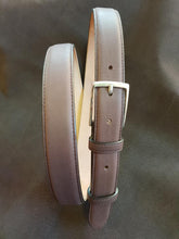 Carica l'immagine nel visualizzatore di Gallery, Cintura 3 cm in Nabuk foderata in cuoio Nabuk