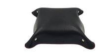Carica l'immagine nel visualizzatore di Gallery, Svuotatasche Deluxe in Cuoio di toro Resistente sfoderato con bordi Rossi - Nero - ESPERANTOBELTS