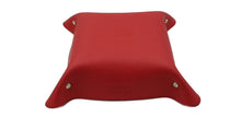 Carica l'immagine nel visualizzatore di Gallery, Svuotatasche in vero cuoio foderato in pelle Scamosciata - Rosso - ESPERANTOBELTS
