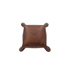 Carica l'immagine nel visualizzatore di Gallery, Svuotatasche Fatto a Mano in Vero Cuoio Resistente con Interno Scamosciato - Rovere