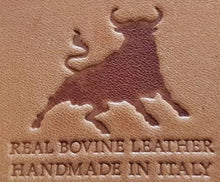Carica l'immagine nel visualizzatore di Gallery, Cintura 4 cm in vero cuoio di toro Bottalato con fibbia  anallergica (VERSIONE REGALO)