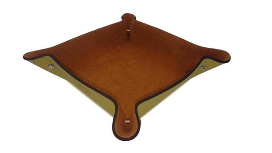 Svuotatasche colorato in vera Pelle foderato in pelle scamosciata - Pistacchio - ESPERANTOBELTS