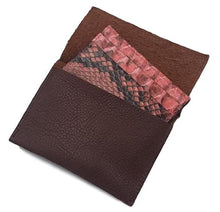 Carica l'immagine nel visualizzatore di Gallery, Porta carte di Credito in vera Pelle di pitone - ESPERANTOBELTS