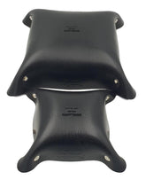 Carica l'immagine nel visualizzatore di Gallery, Svuotatasche in Cuoio di Toro 4mm (coppia) - Nero - ESPERANTOBELTS