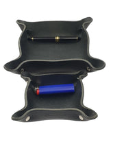 Carica l'immagine nel visualizzatore di Gallery, Svuotatasche in Cuoio di Toro 4mm (coppia) - Nero - ESPERANTOBELTS