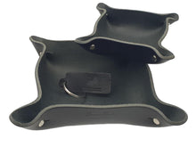 Carica l'immagine nel visualizzatore di Gallery, Svuotatasche in Cuoio di Toro 4mm (coppia) - Nero - ESPERANTOBELTS