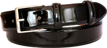 Carica l'immagine nel visualizzatore di Gallery, Cintura 3,5 cm da Cerimonia  in pelle Lucida con Fodera Nabuk e fibbia Nichel free - ESPERANTOBELTS