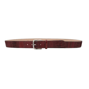 🔥NOVITA'🔥 Cintura Patchwork 4 cm in ginocchio di struzzo Cognac
