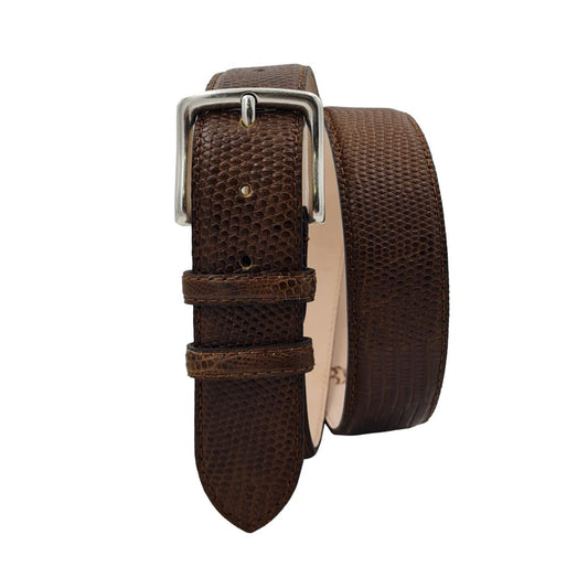 Cintura 4 cm in Vera Iguana con fibbia in ottone anallergica - ESPERANTOBELTS