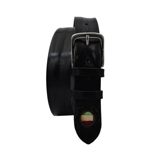 🔥 NOVITA' 🔥 Italian Dream - Cintura 4 cm in cuoio di toro bottalato con inserto bandiera Italia anticato a mano - ESPERANTOBELTS