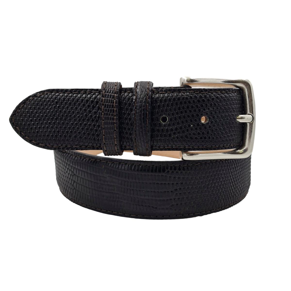 Cintura 4 cm in Vera Iguana con fibbia in ottone anallergica - ESPERANTOBELTS