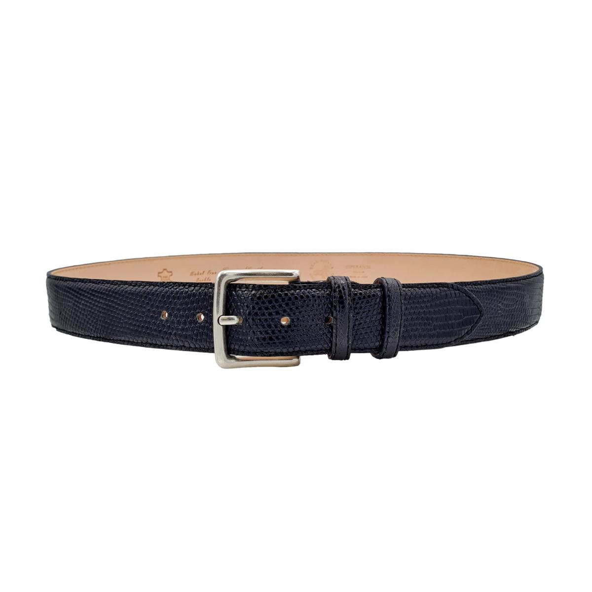 Cintura 4 cm in Vera Iguana con fibbia in ottone anallergica - ESPERANTOBELTS