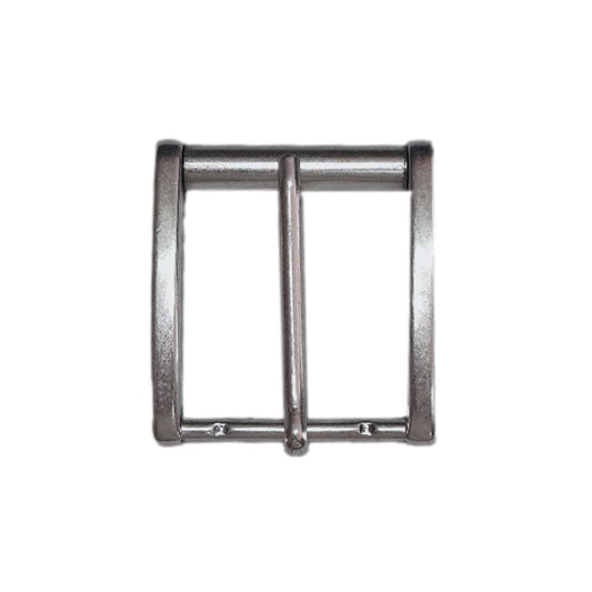 SERIE OTTONE - Fibbia 4 cm a rullo in vero ottone 100% Nichel free