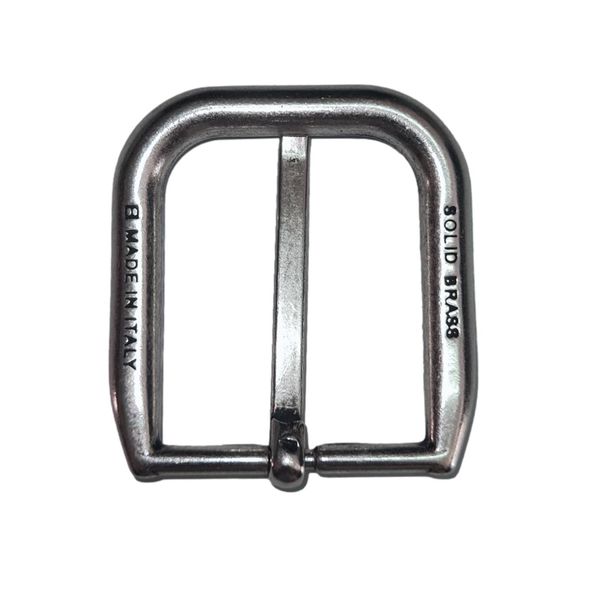 SERIE OTTONE - Fibbia spessa 4 cm in vero ottone 100% Nichel free