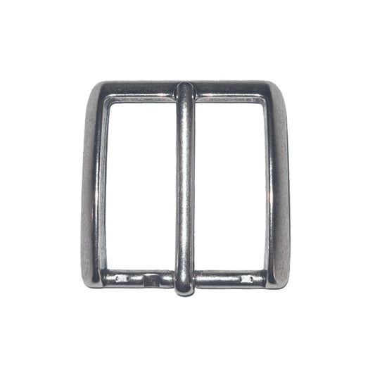 SERIE OTTONE - Fibbia squadrata 3,5 cm in vero ottone 100% Nichel free