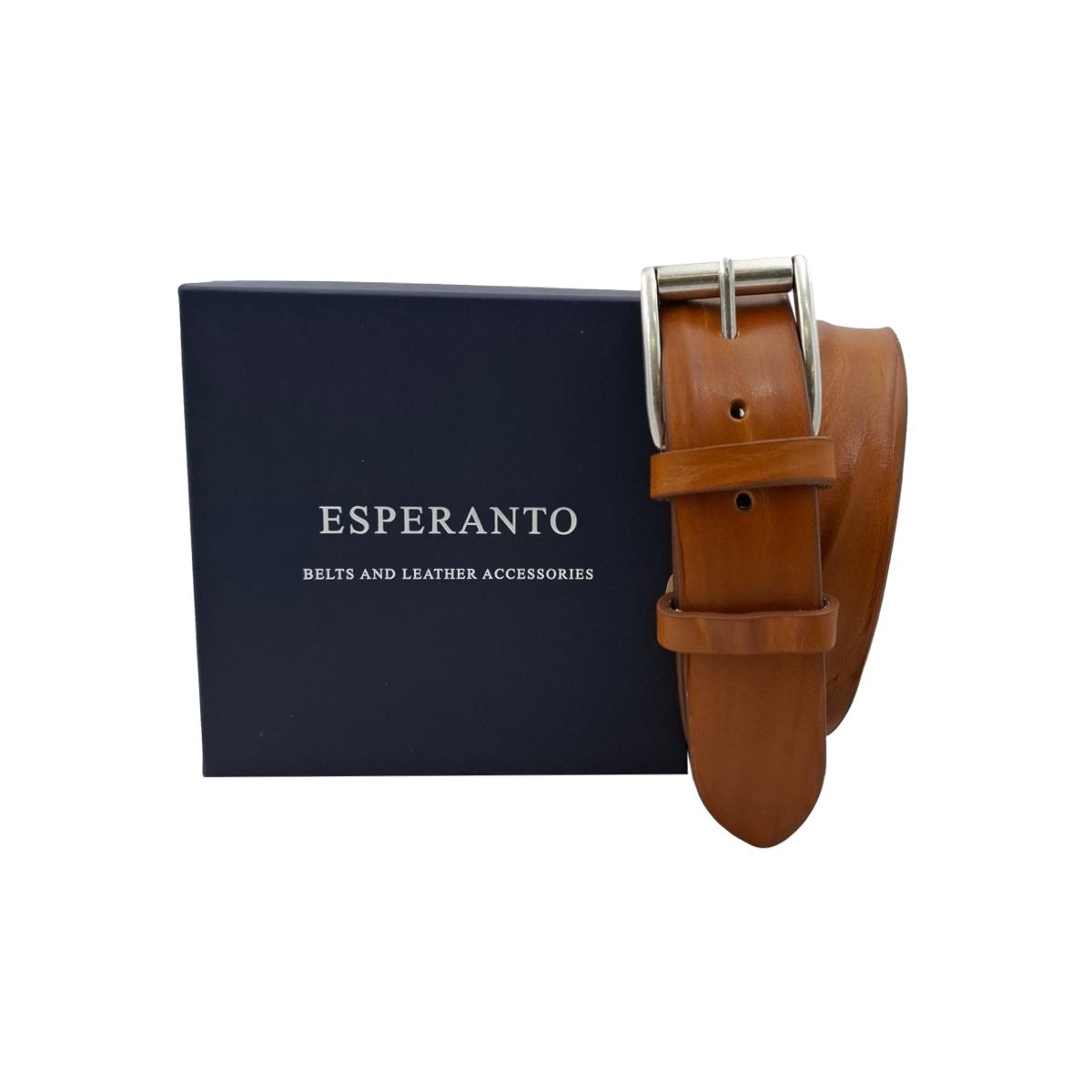 Cintura 4 cm in Vero Cuoio di Toro — 7 Colorazioni