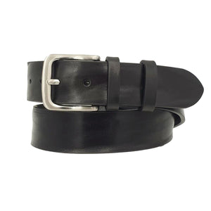 Cintura XXL 4 cm in cuoio di toro resistente con fibbia satinata anallergica ( TAGLIE EXTRALUNGHE )
