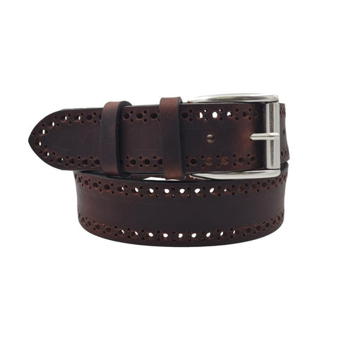 ESPERANTO Cintura 4 cm Arancione in Schiena di Coccodrillo con Fodera ESPERANTO Cintura 4 cm Arancione in Schiena di Coccodrillo con Fodera