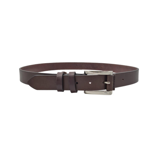 Cintura 3 cm in cuoio di toro bottalato con riporto in cuoio su fibbia 100% anallergica