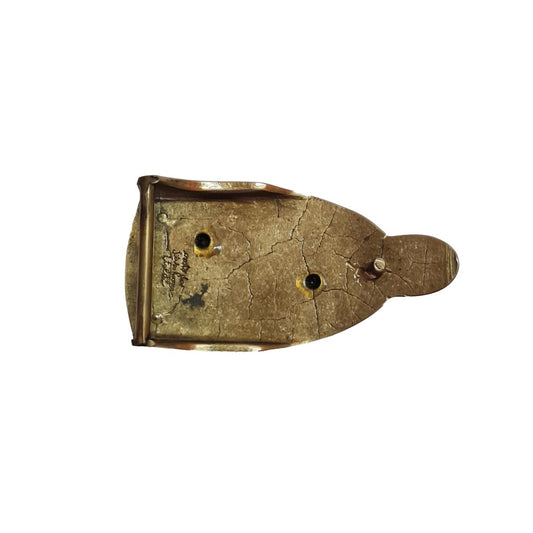 Fibbia in Ottone 4 cm Indiani d’america Vintage - Scena di caccia