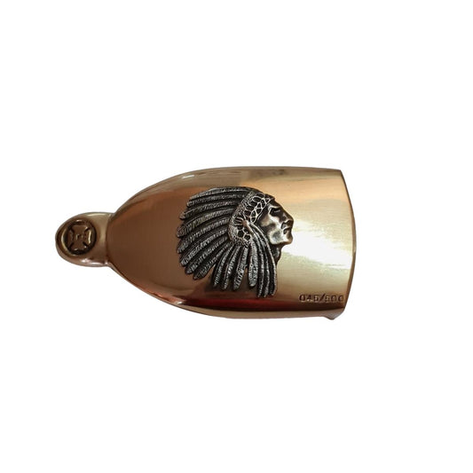 Fibbia in Ottone 4 cm Indiani d’america Vintage - Indiano Apache