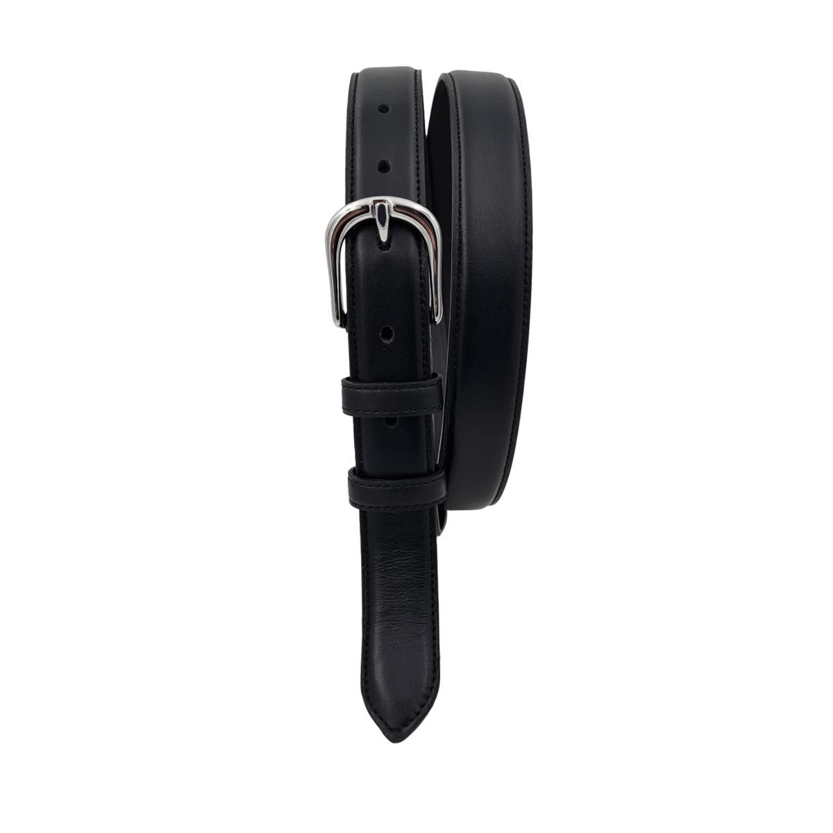 Cintura 2,5 cm in vitello liscio con fodera Nabuk e fibbia Nichel free - ESPERANTOBELTS