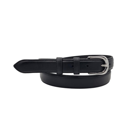 Cintura 2,5 cm in vitello liscio con fodera Nabuk e fibbia Nichel free - ESPERANTOBELTS