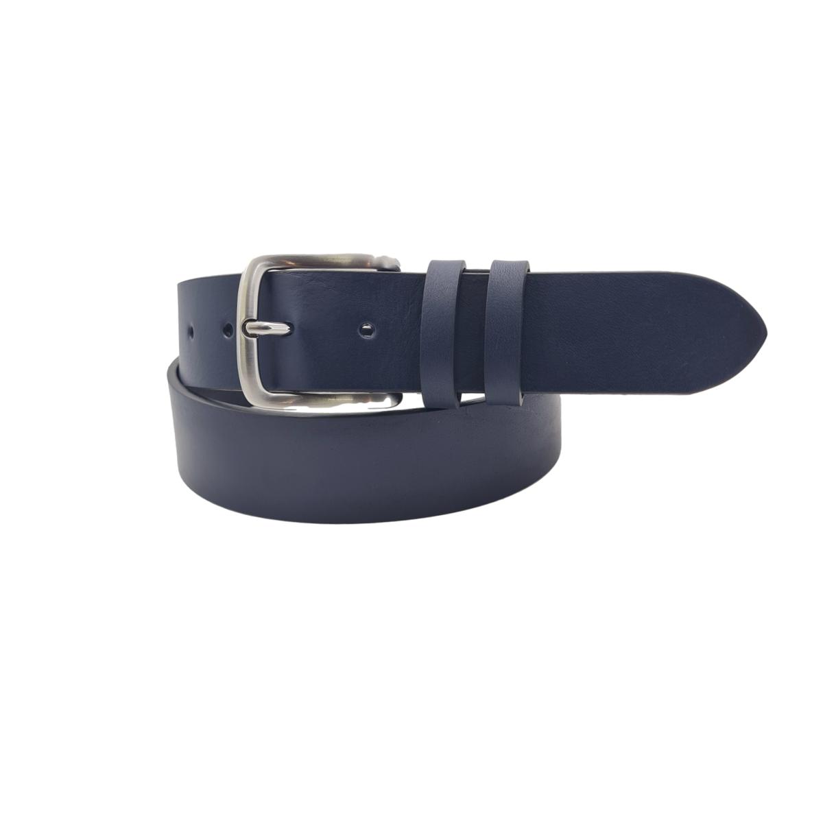 Cintura 4 cm in vero cuoio di toro spesso e resistente con fibbia anallergica - ESPERANTOBELTS