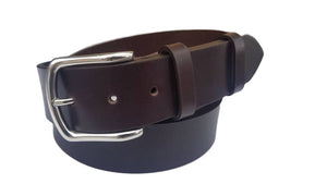 Cintura 4 cm in vero cuoio di toro spesso e resistente con fibbia anallergica