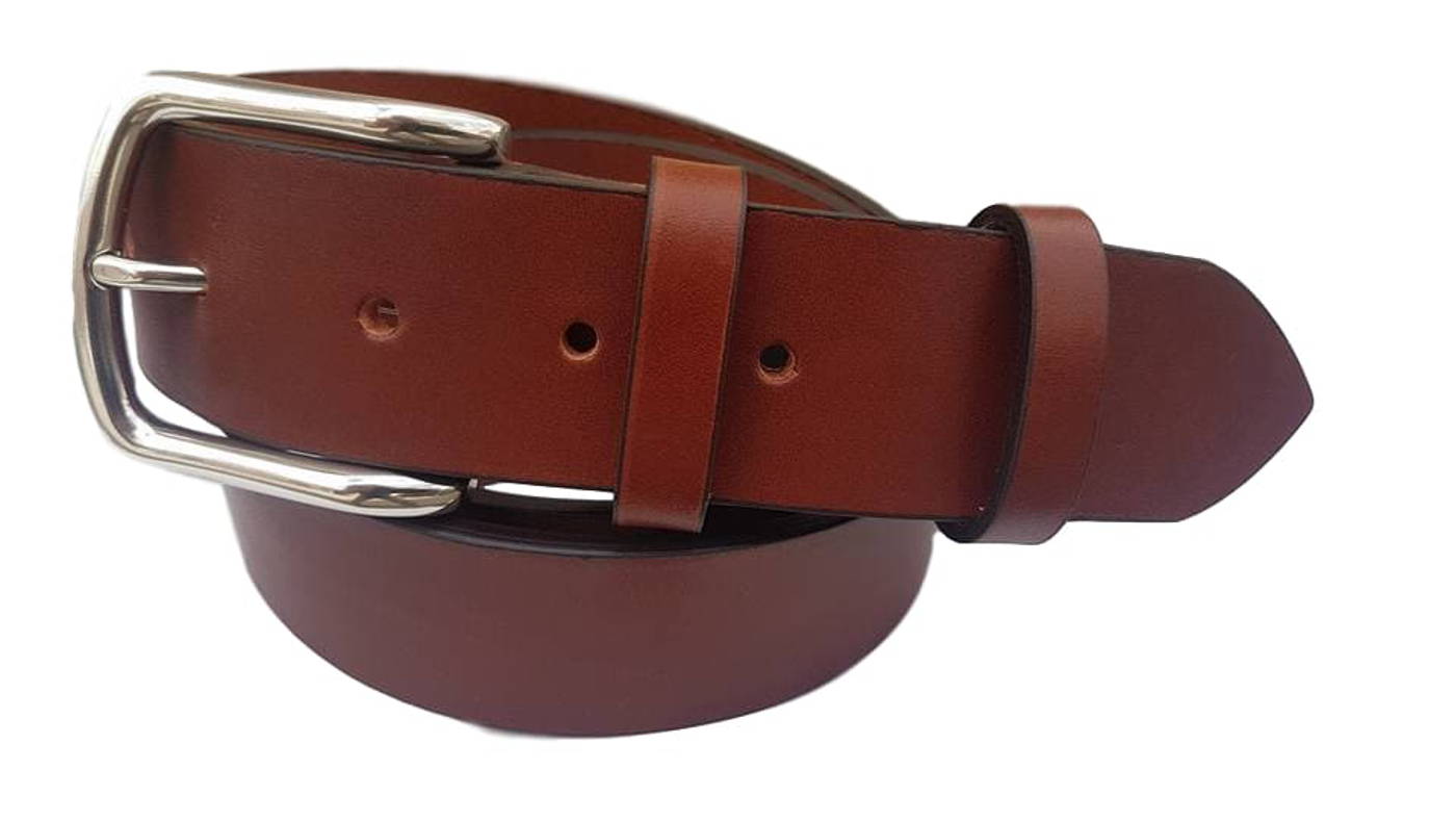 Cintura XXL 4 cm in vero cuoio di toro con fibbia Nichel free ( TAGLIE EXTRALUNGHE ) - ESPERANTOBELTS