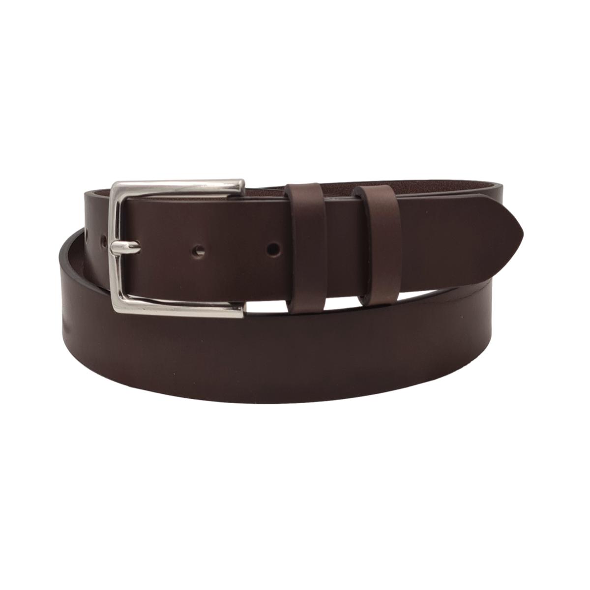 Cintura 3,5 cm in vero cuoio di toro spesso e resistente con fibbia anallergica - ESPERANTOBELTS