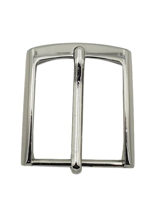 Fibbia colore Acciaio lucido 3,5 cm 100% anallergica