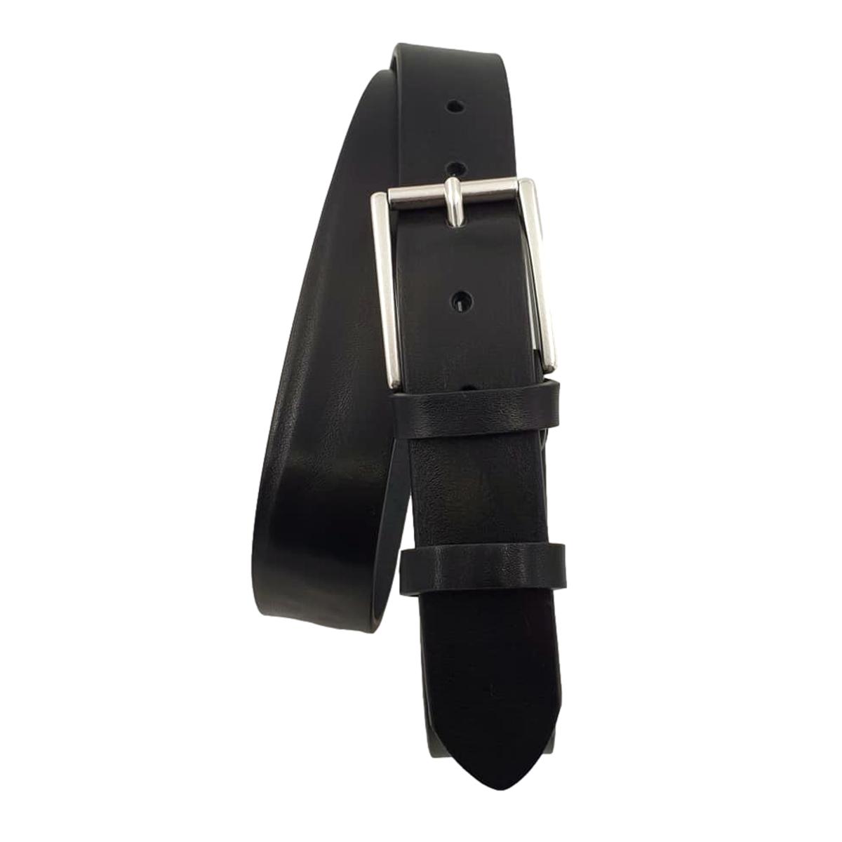 Cintura vero Cuoio 3,5 cm bottalata Plissè Accorciabile - ESPERANTOBELTS