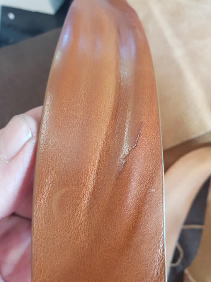 Cintura cuoio Toro 4 cm