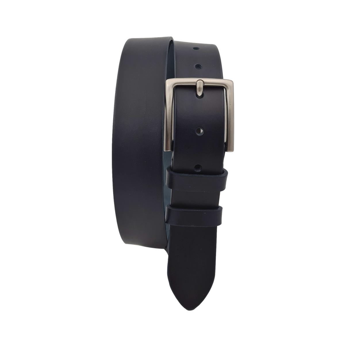 Cintura 3,5 cm in vero cuoio di toro spesso e resistente con fibbia anallergica - ESPERANTOBELTS