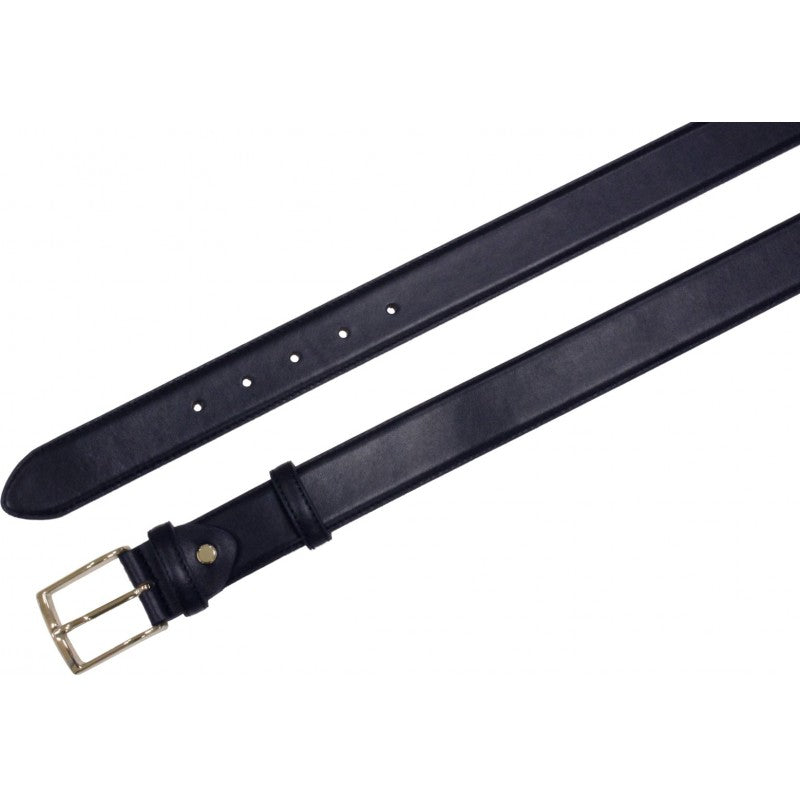 Cintura in vitello liscio tipo seta con due passanti con asola, altezza 35 mm - ESPERANTOBELTS