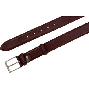 Cintura in vitello liscio tipo seta con due passanti con asola, altezza 35 mm - ESPERANTOBELTS