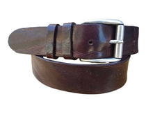 Carica l&#39;immagine nel visualizzatore di Gallery, Cintura XXL 4 cm in cuoio di toro resistente con fibbia Vintage nichel free ( TAGLIE EXTRALUNGHE ) - ESPERANTOBELTS