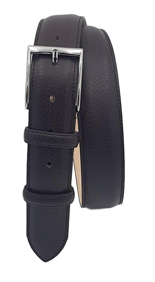 Cintura 3,5 cm in Pelle  stampa Cervo Moro, Fodera in Pelle Bovina e Fibbia anallergica